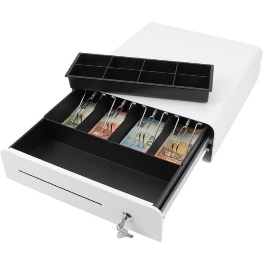 Caisse Olympia SD335 Style blanc compacte sécurité optimale