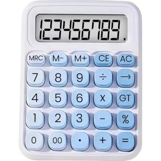 Calculatrice Avizar TX-03706 12 chiffres avec voix design bleu