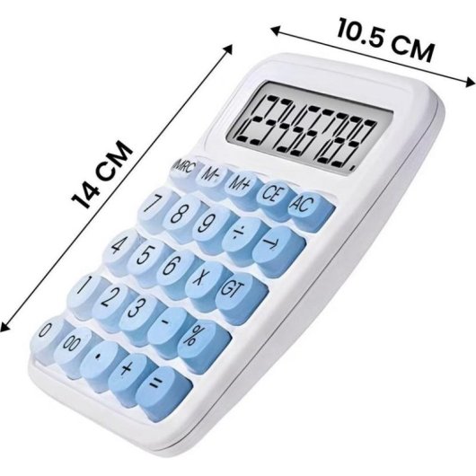 Calculatrice Avizar TX-03706 12 chiffres avec voix design bleu