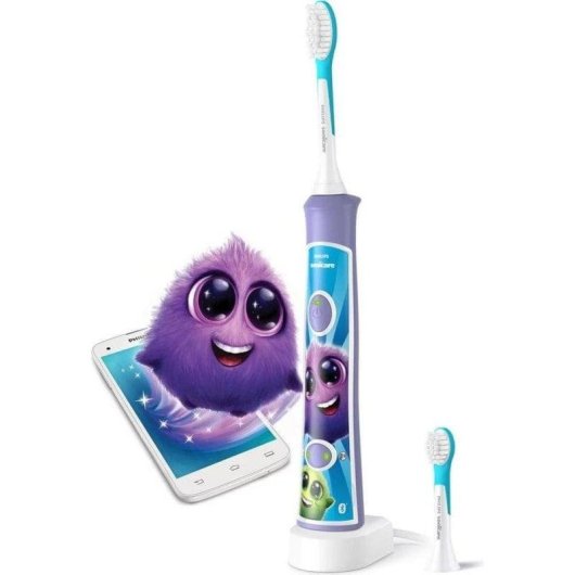 Escova de Dentes Sónica Infantil Philips Sonicare For Kids HX6322/12 2 Modos Bluetooth Temporizador