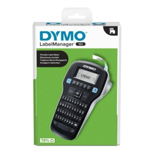 Stampante Etichette Portatile DYMO LabelManager 160 QWERTY LCD Taglio Automatico