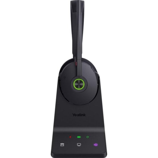 Auricolari Yealink WH68 wireless e cablati Bluetooth con Cancellazione Rumore, microfono touch, neri