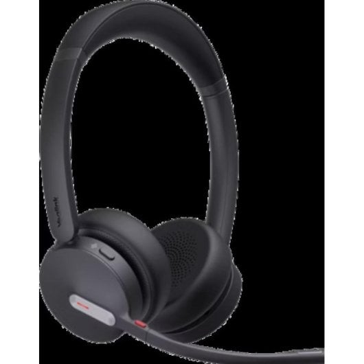 Auricolari Yealink WH64 Dual wireless e cablati Bluetooth per chiamate e musica con microfono e base di ricarica neri