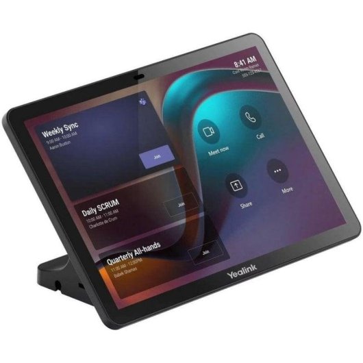 Barra de videoconferência Yealink MeetingBar A25 4K Ultra HD tripla câmara WiFi Bluetooth