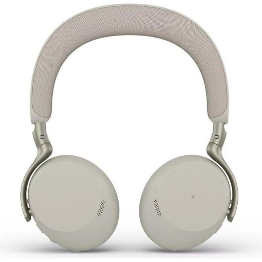 Auriculaires Jabra Evolve3 75 sans fil Bluetooth avec réduction de bruit, micro et USB-C, gris chaud