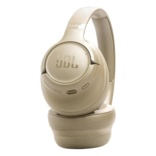 Auriculares JBL Tune 730BT inalámbricos Bluetooth para llamadas y música, plegables beige