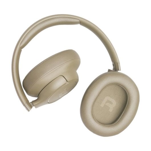 Auriculares JBL Tune 730BT inalámbricos Bluetooth para llamadas y música, plegables beige