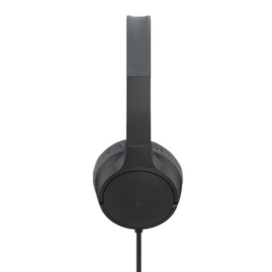 Auriculares Belkin SoundForm Mini com fio USB-C e jack 3,5 mm para chamadas e música, pretos
