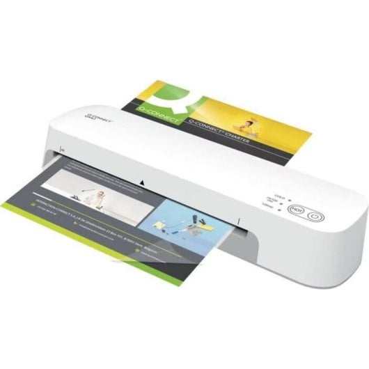 Laminadora Q-Connect KF19091 A4 2 rodillos 125 micras blanca
