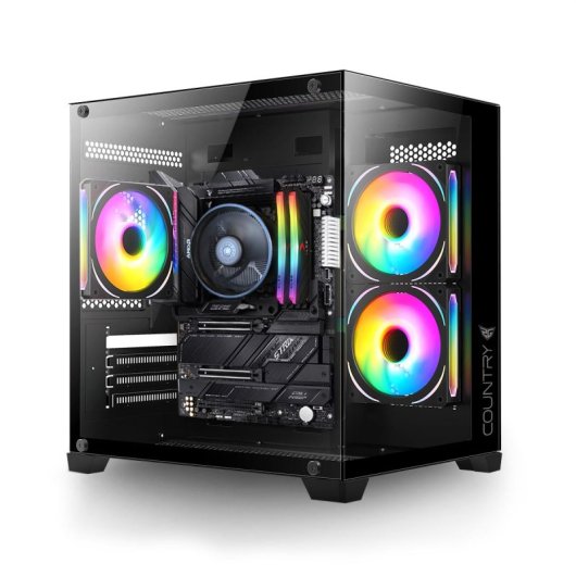 PC de bureau PC Racing Cosmo AMD Ryzen 5 5500 16GB 512GB SSD RTX 3050 Windows 11 Pro WiFi