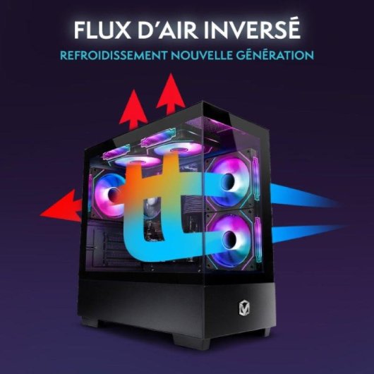 PC de bureau Vibox I-109 AMD Ryzen 3 3200G 16GB 500GB SSD Radeon Vega 8 Linux Mint WiFi