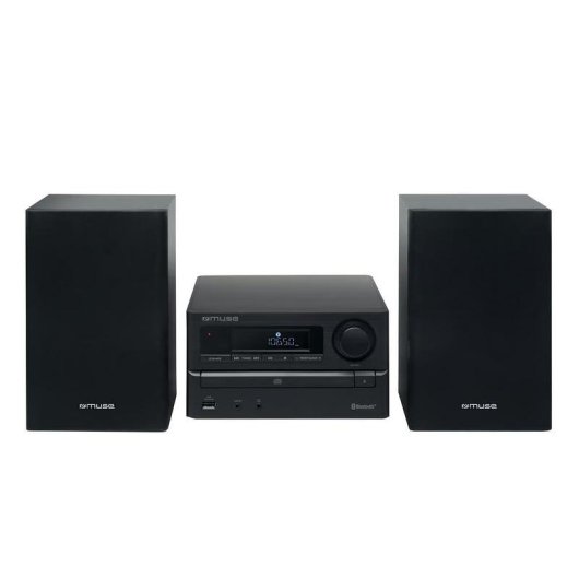 Microchaîne Muse M-62 BT FB 2x10W RMS Bluetooth 5.0 CD USB FM Réveil