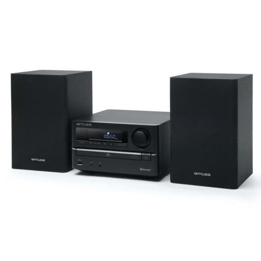 Microchaîne Muse M-62 BT FB 2x10W RMS Bluetooth 5.0 CD USB FM Réveil