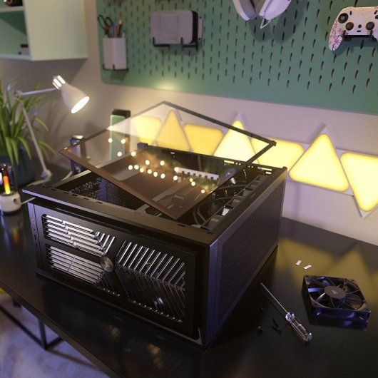 Torre ATX Corsair FRAME 4000X RS ARGB Nero Vetro Temperato USB-C