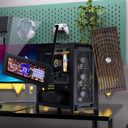 Torre ATX Corsair FRAME 4000X RS ARGB Nero Vetro Temperato USB-C