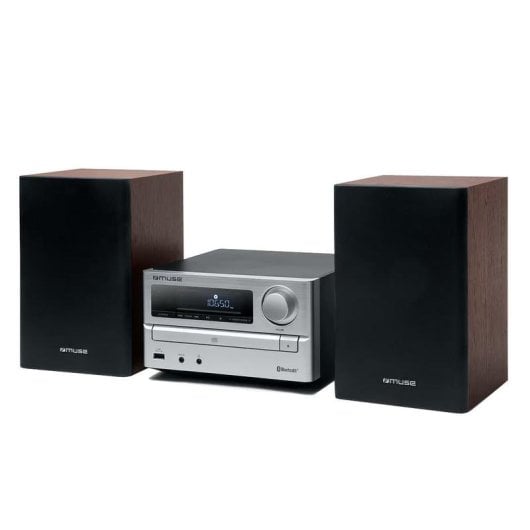 Microanlage Muse M-62 BTS 2x10W RMS Bluetooth 5.0 CD USB FM Silber