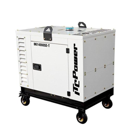 Generador diésel ITCPower DG14000SE-T insonorizado 10 kW trifásico y monofásico