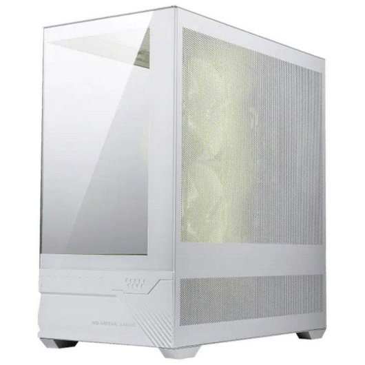 Carcasa MSI MAG PANO M110R White Mini Tower panorámica ARGB gaming