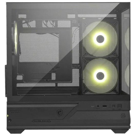 Caixa PC MSI MAG PANO M110R Mini Tower ARGB Vidro Temperado Preto