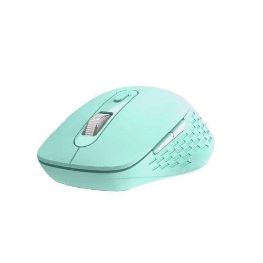 Souris Nilox Dual Wireless Bluetooth USB 1600 DPI Cyan 6 Boutons Silencieuse