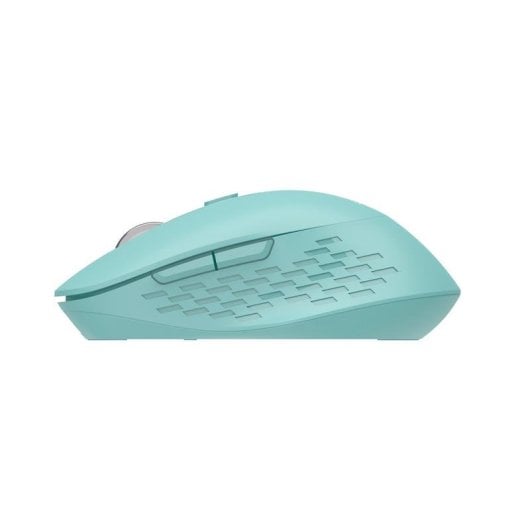 Souris Nilox Dual Wireless Bluetooth USB 1600 DPI Cyan 6 Boutons Silencieuse