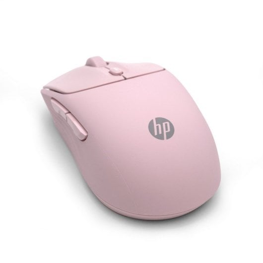 Ratón HP 400 Inalámbrico Dual Bluetooth/USB 2.4GHZ Silencioso Batería 24 Meses 6000DPI Silicona Suave Rosa