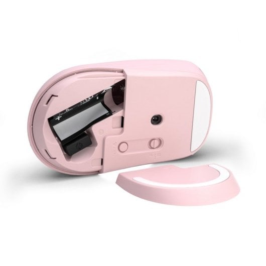 Ratón HP 400 Inalámbrico Dual Bluetooth/USB 2.4GHZ Silencioso Batería 24 Meses 6000DPI Silicona Suave Rosa
