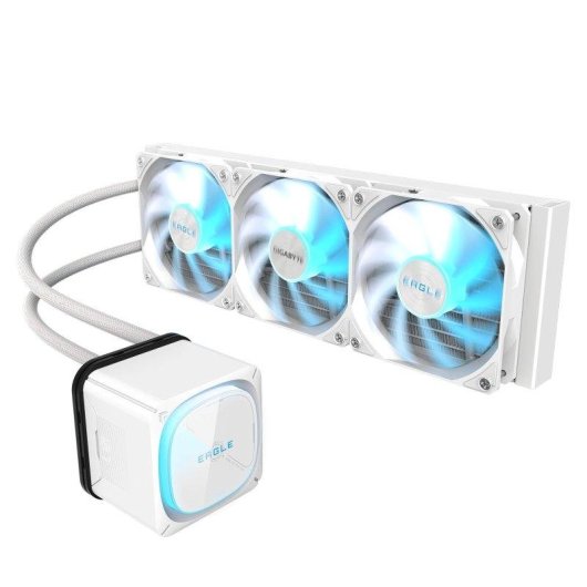 Refrigeração Líquida Gigabyte EAGLE 360I 360mm 3 Ventoinhas ARGB LCD Daisy-Chain