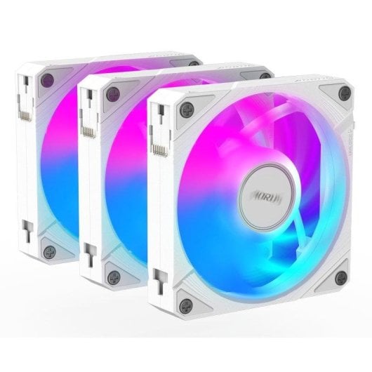 Ventilador suplementario Gigabyte AORUS EZ Chain Fan 120 ICE 120mm 2000RPM con LED RGB