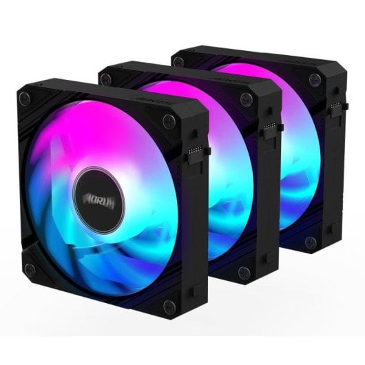 Ventilador suplementario Gigabyte AORUS EZ Chain Fan 120mm 2000RPM RGB pack 3 unidades