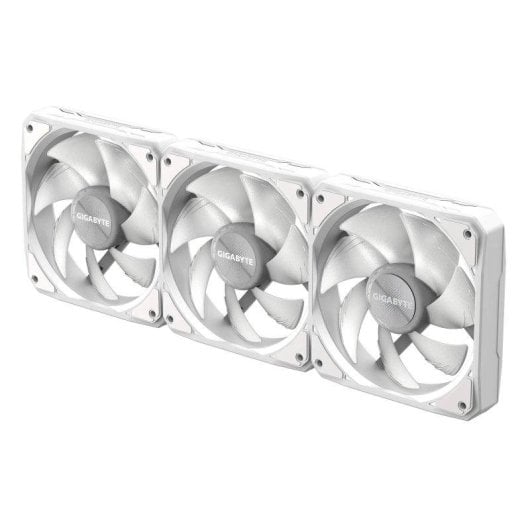 Ventilador suplementar Gigabyte GP-GBT EZFAN1203 ICE 120mm 2200RPM LED branco pack 3