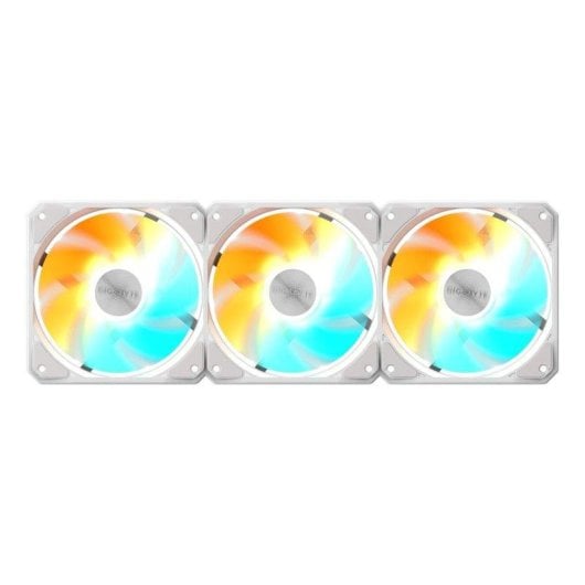 Ventilador suplementar Gigabyte GP-GBT EZFAN1203 ICE 120mm 2200RPM LED branco pack 3