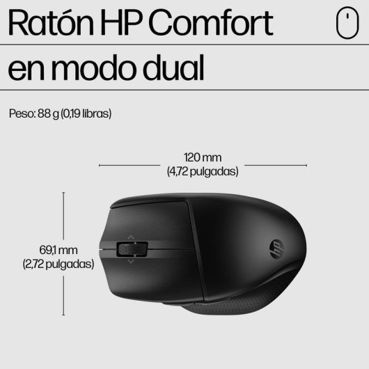 Teclado HP 680 Comfort inalámbrico completo con Bluetooth y ratón incluido