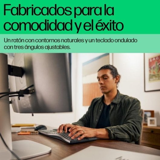 Teclado HP 680 Comfort inalámbrico completo con Bluetooth y ratón incluido