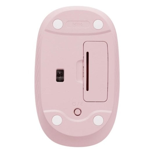 Souris Logitech M196 Bluetooth 1000 DPI Rose Plastique Recyclé Ambidextre
