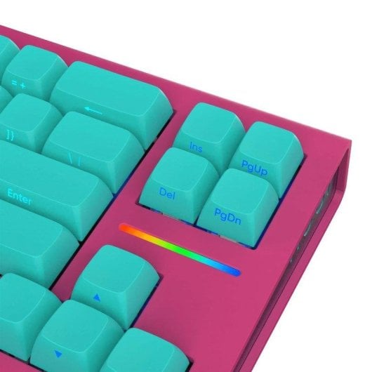 Teclado NUBI NK68HE Ice magnético compacto con switches Hall Effect y RGB