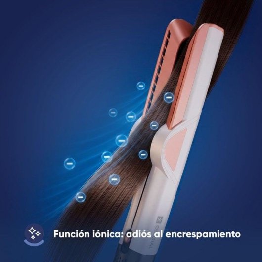 Origial Care&Beauty Style 6in1 Plancha de pelo con aire, 1400W, rosa