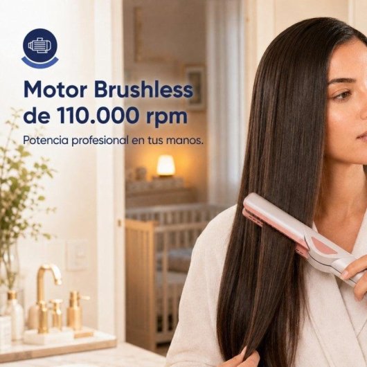 Origial Care&Beauty Style 6in1 Plancha de pelo con aire, 1400W, rosa