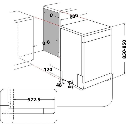 Lave-vaisselle Hotpoint HA2FFD14BX 14 Couverts D Inox Affichage Départ Différé