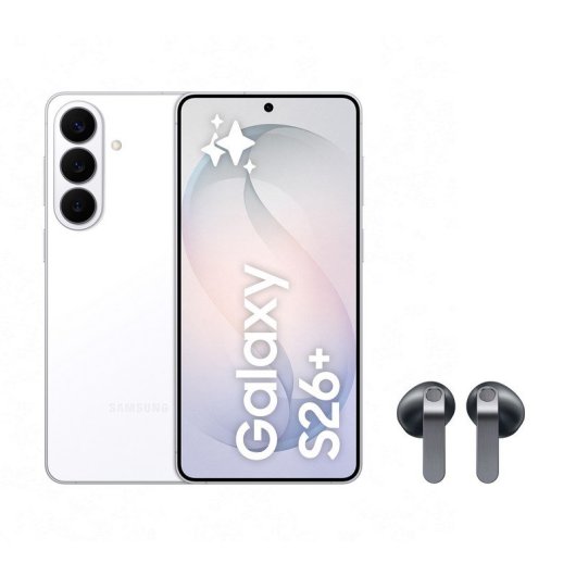 Samsung Galaxy S26 Plus 5G 12GB 256GB 6.7" Blanco + Galaxy Buds4 Negros