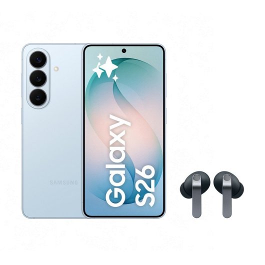 Samsung Galaxy S26 5G 12GB 256GB 6.3" Azul Cielo + Galaxy Buds4 Pro Negros