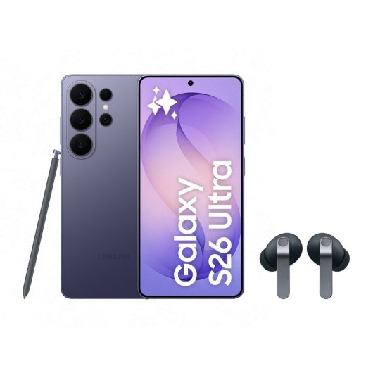 Samsung Galaxy S26 Ultra 5G 12GB 256GB 6.9" Violeta Cobalto + Galaxy Buds4 Pro Negros