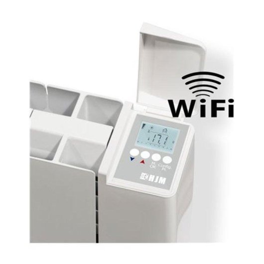 Emisor Térmico Hjm INDALS1300 Wifi 1300W 8 Elementos Wifi Programable Alexa Google