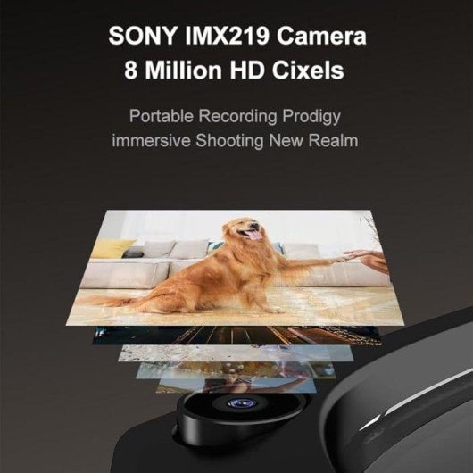 Gafas Inteligentes Astraux Sunlasses Vintage Cámara Integrada UV400 Negras