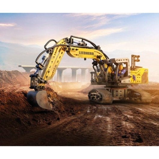 Fischertechnik STEM Construction Liebherr R 938 Pneumatic Excavator 576450 689 peças