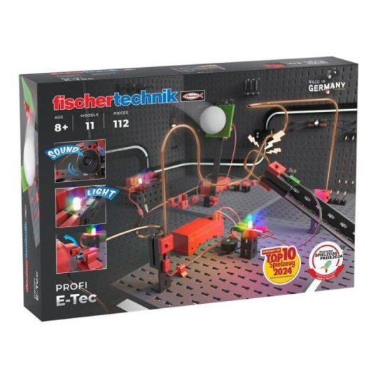 Experimentierkasten Fischertechnik E-Tec 112 Teile 11 Modelle ab 8 Jahren