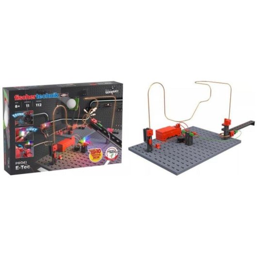 Experimentierkasten Fischertechnik E-Tec 112 Teile 11 Modelle ab 8 Jahren