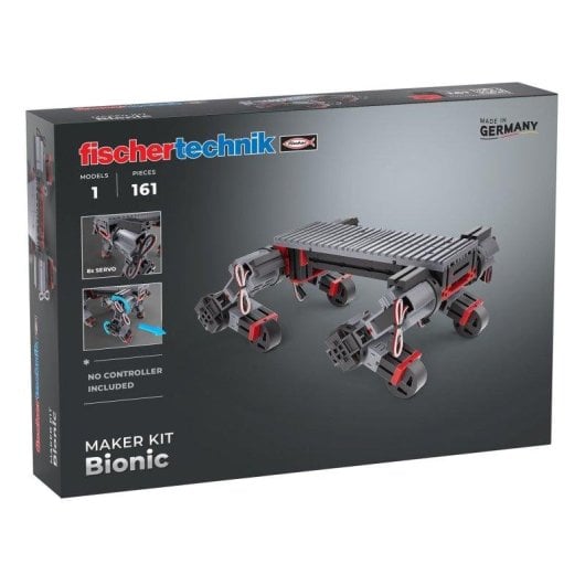 Kit robótico Fischertechnik Maker Kit Bionic 8 servomotores base ampliable