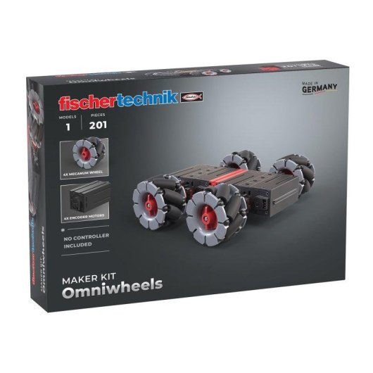 Fischertechnik STEM Maker Kit Omniwheels 4048962516623 201 Teile