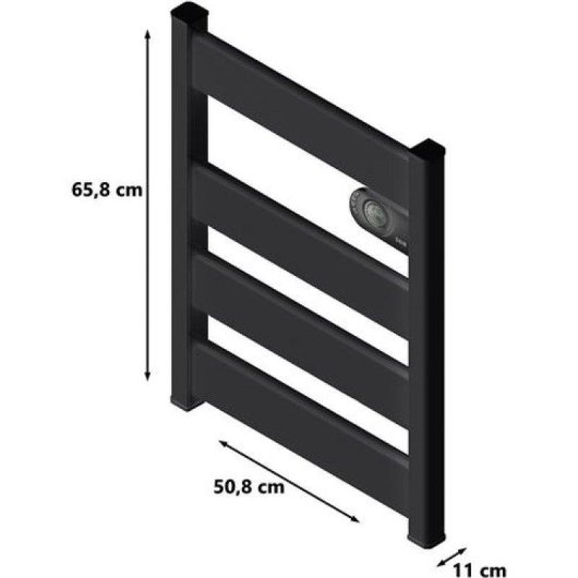 Toallero Eléctrico Hjm Lysa 500W Bajo Consumo Protección IP24